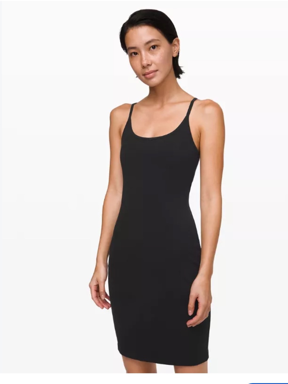 lululemon athletica Black Inner Glow Dress size 10 LW1BTYS